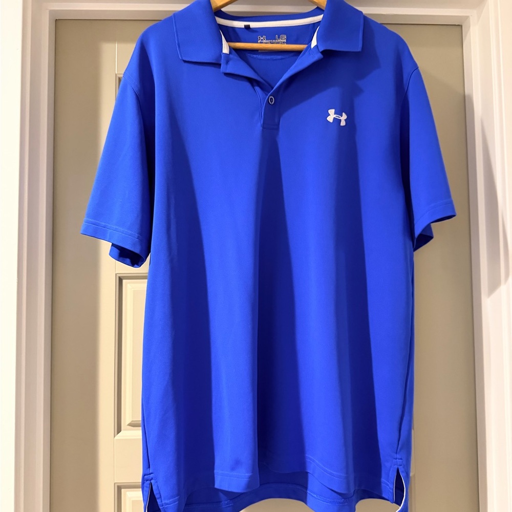 LG Men's Vibrant Blue Polo Shirt